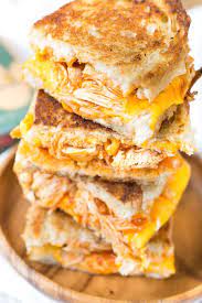 Buffalo Chicken Grilled Cheese Sandwiches | greens & chocolate